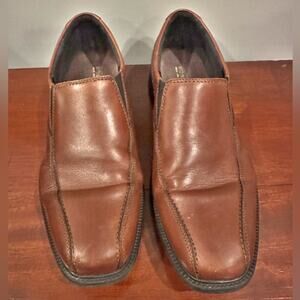 Bostonian Flexlite BOLTON Brown Slip On Loafers Mens Sz 12 M 12M Leather Marron